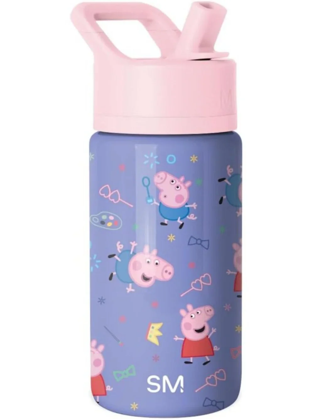 Insulated 14oz Kids Water Bottle & Toddler Cup | Spill Proof Tumbler with Straw